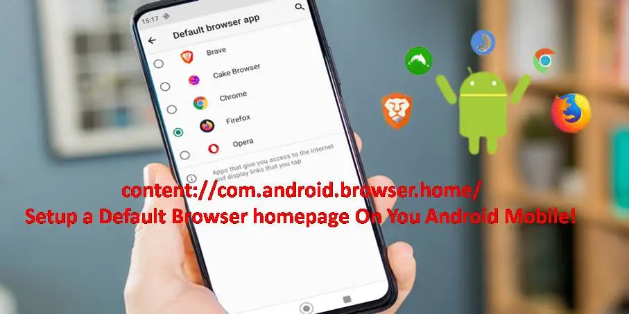 content://com.android.browser.home/: Setup a Default Browser homepage On You Android Mobile.
