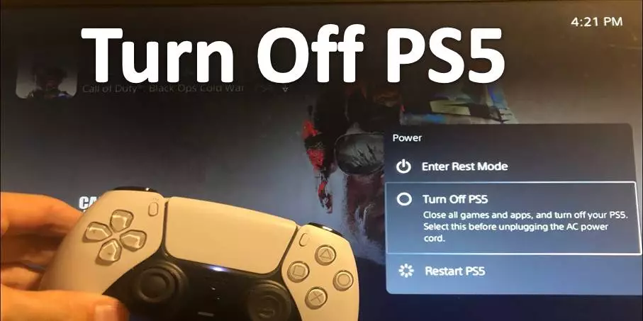 turn off PS5 Without controller