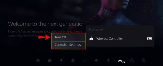 turn off ps5