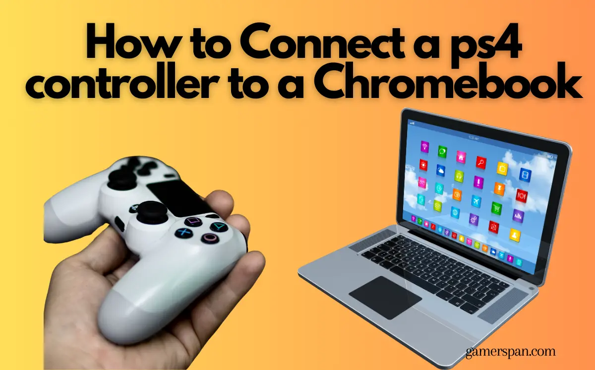 How to connect a ps4 controller to a Chromebook